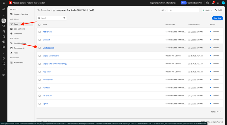 Configuration de Launch