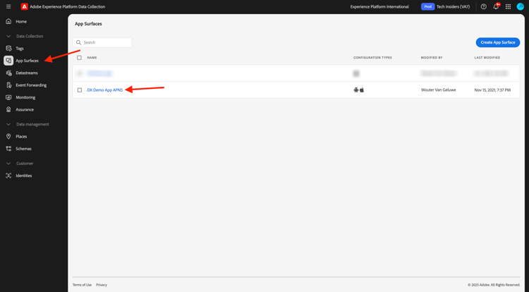 Collecte de données dʼAdobe Experience Platform