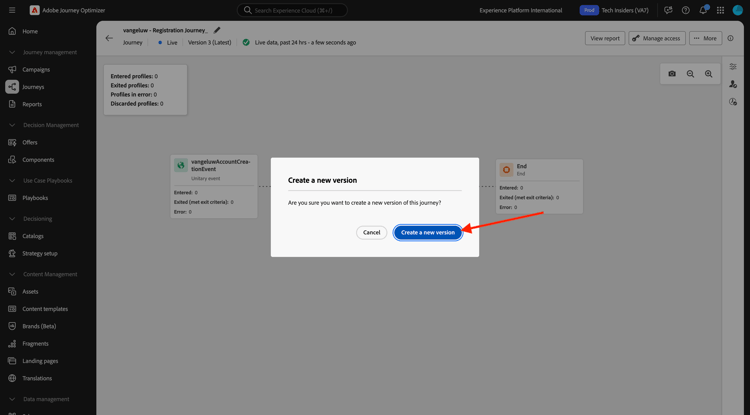 Landing pages