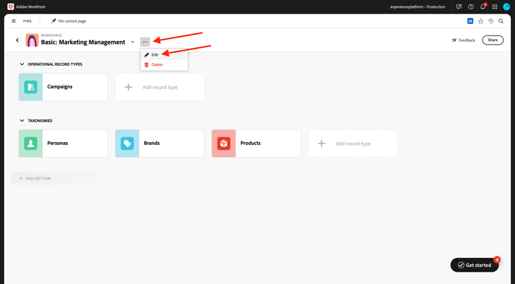 Planification Workfront