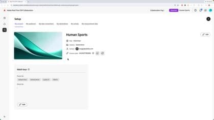 Chargement et Source d’une audience CSV dans Adobe Real-Time CDP Collaboration