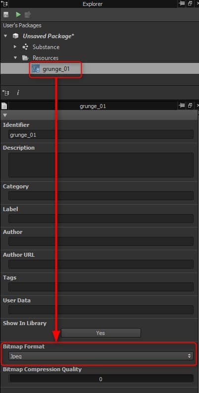 Optimisation des bitmaps incorporés 3