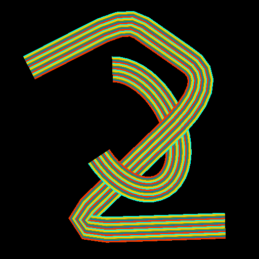 Couleur du mappeur de spline