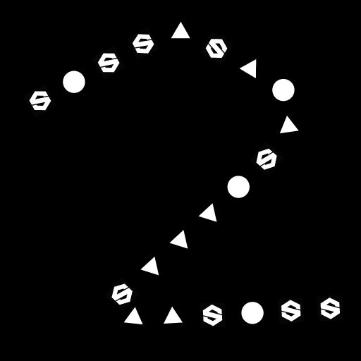 Dispersion en niveaux de gris spline