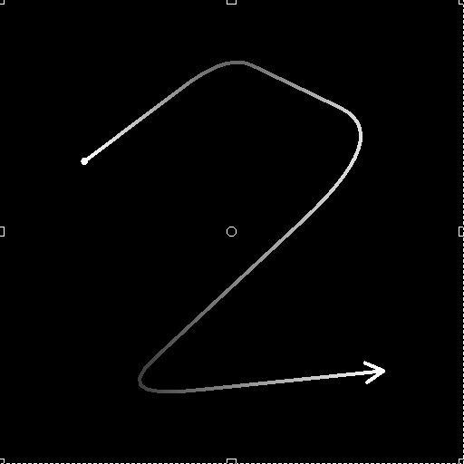 Transforme 2D spline