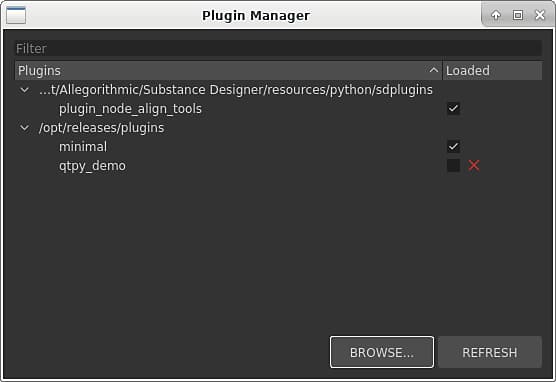 Gestionnaire de plug-ins