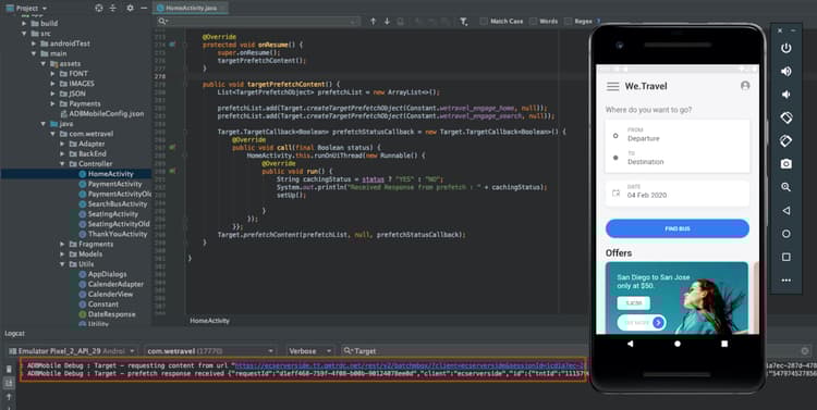 Valider les requêtes sur l’écran d’accueil