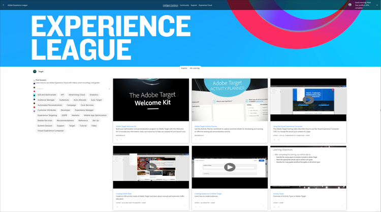 Vidéos d’Experience League