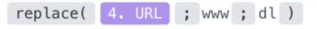 Remplacer www par dl