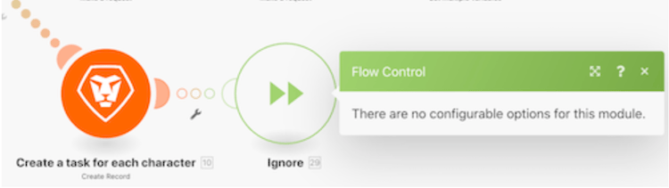 Image d’une directive Ignorer