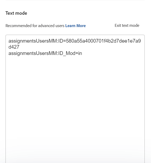 Interface du mode texte