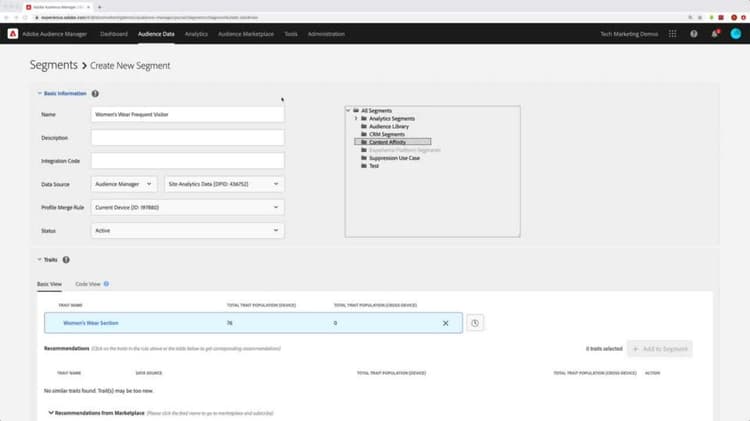 Utiliser la récence et la fréquence dans les segments