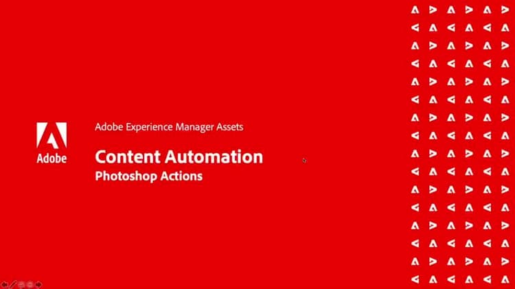 Actions Photoshop à l’aide de l’automatisation du contenu AEM Assets