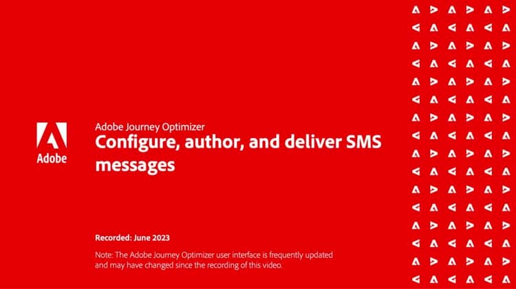 Configurer, créer et diffuser des messages SMS