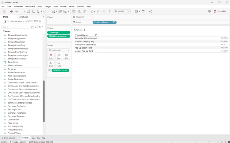 Tableau Desktop Limits