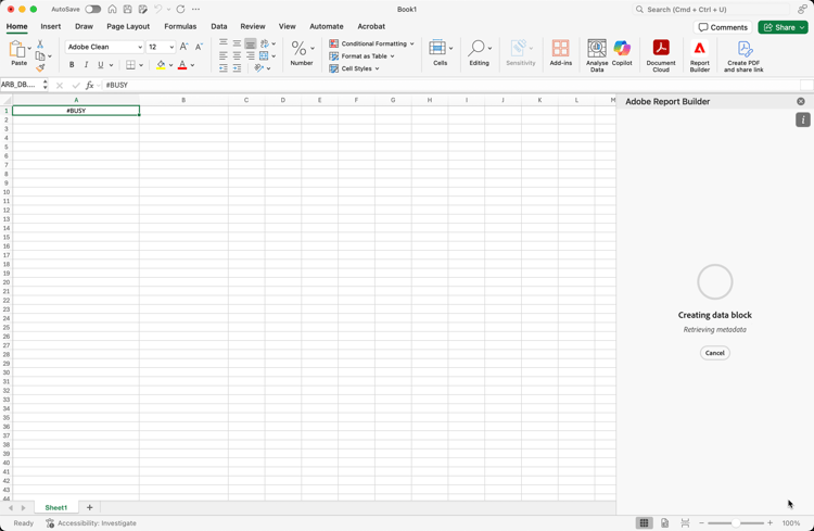 Elaborazione del messaggio.