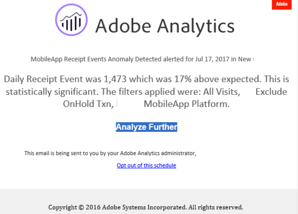 E-mail avviso