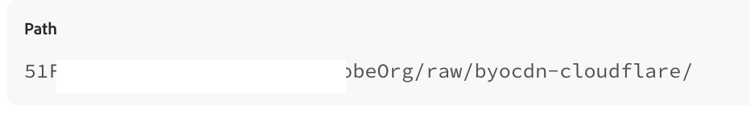 Percorso Cloudflare