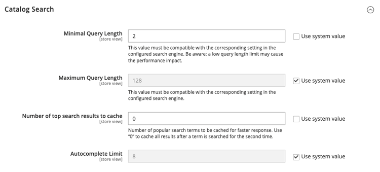 Ricerca nel catalogo per Live Search