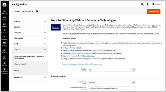 Configurazione servizi archivio di amministrazione per il completamento dellarchivio