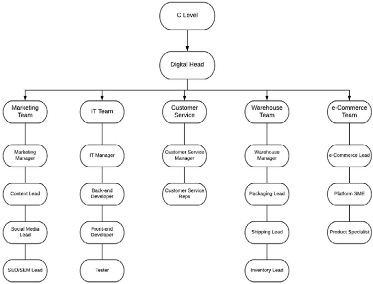 Diagramma della struttura organizzativa