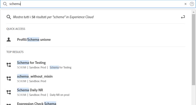 Unified Search in CX Enterprise