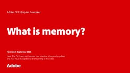 Che cos'è la memoria?