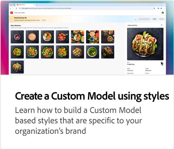Creare un modello personalizzato utilizzando gli stili