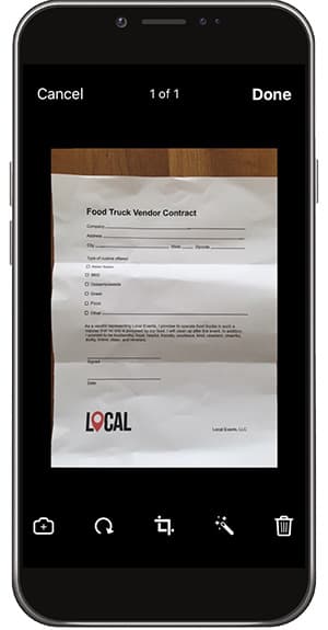 immagine documento locale