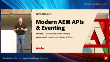 API moderne di Adobe Experience Manager ed eventi