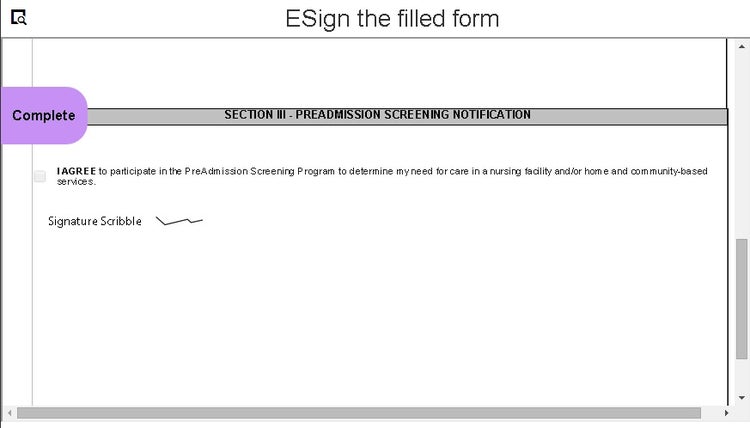 Completare il processo di firma