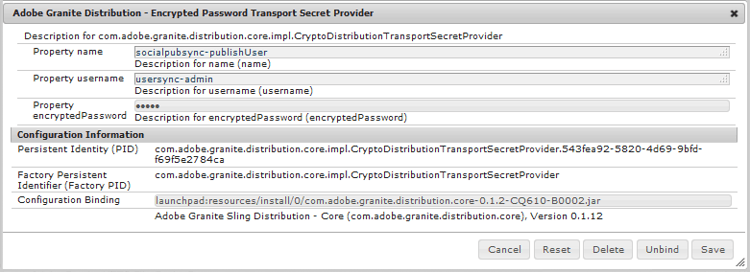Provider segreto di trasporto per password crittografata