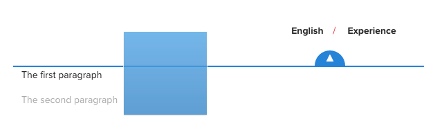 spostamento componente paragrafo