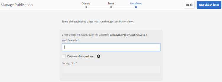 unpublishworkflows