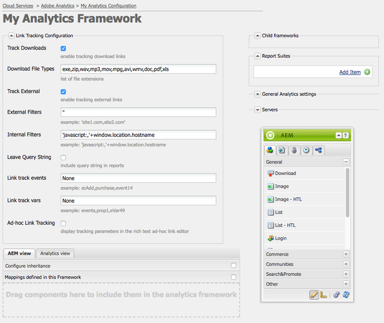 Framework di Analytics