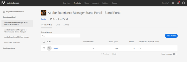 Accedi a Brand Portal