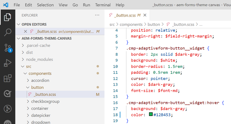 Modifica CSS casella di testo