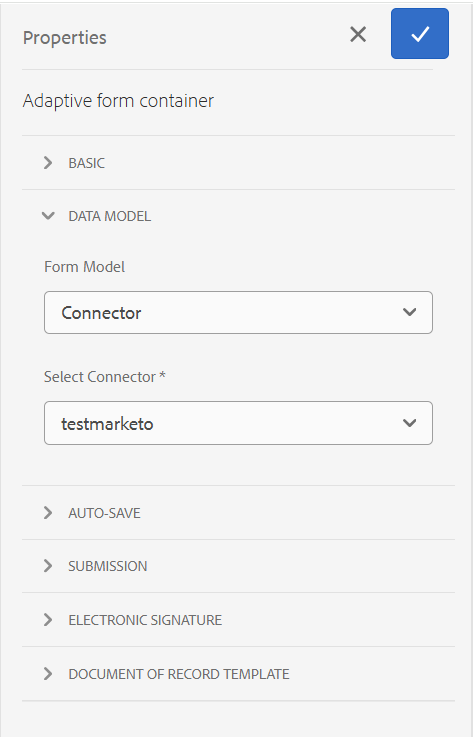 Seleziona Connettore Marketo