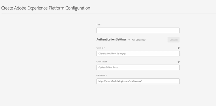 Configurazione cloud AEP