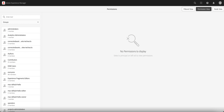 Visualizzazione autorizzazione