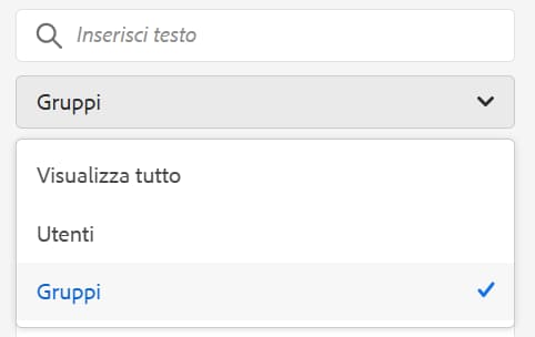 Ricerca di tipi di entità principali