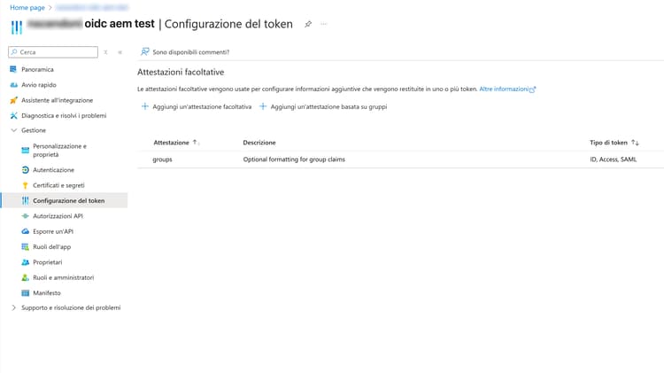 ID token attestazione OIDC