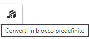 Pulsante Blocco predefinito