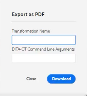 Esportazione PDF