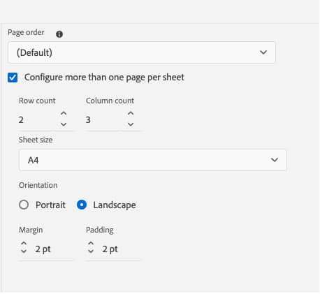 Organizzazione pagina