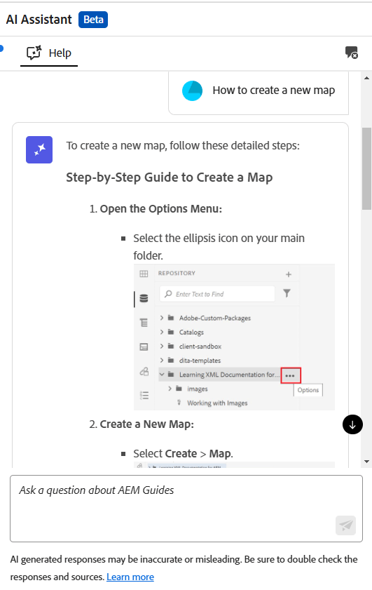 Risposta Smart Help Panel