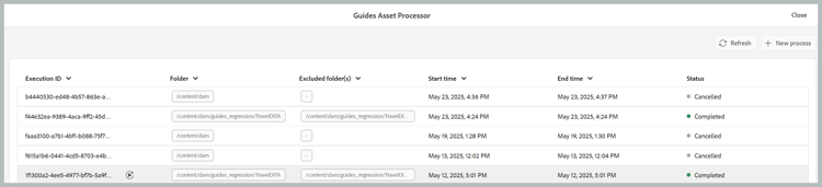 Guide-asset-processor