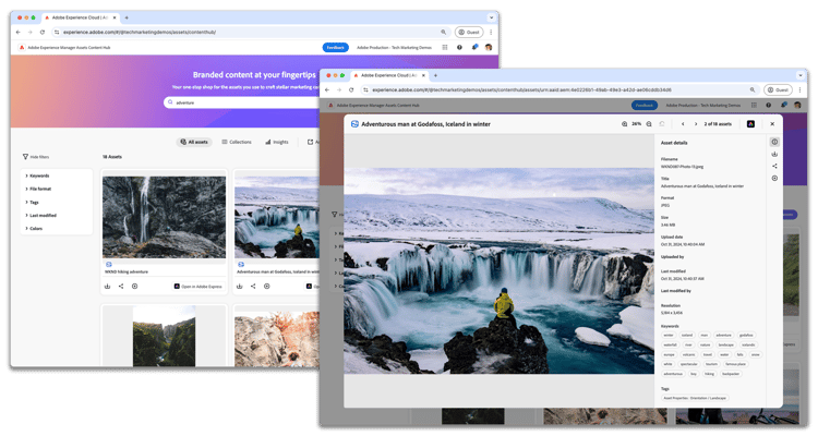 Content Hub di AEM Assets