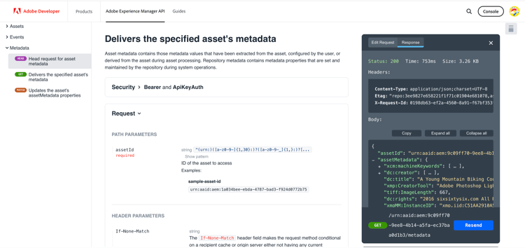 Invoke API - response