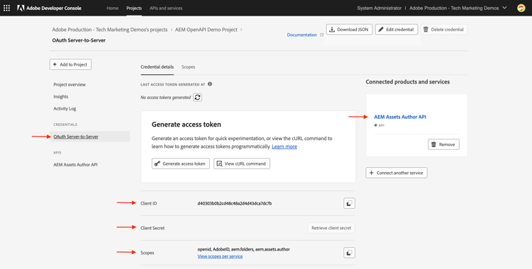 Authentication configuration